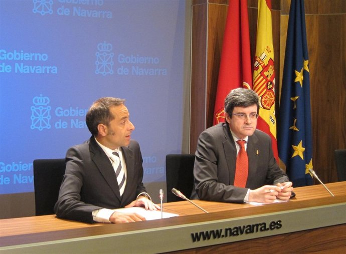 Los Consejeros Josë Iribas Y Juan Luis Sánchez De Muniáin.