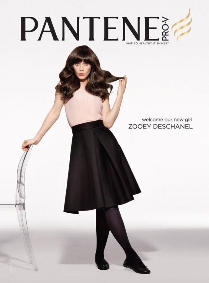 Zooey Deschanel Para Pantene