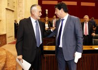 PSOE-A e IULV-CA ultiman la composición del gobierno con tres consejerías para IU y Valderas como vicepresidente