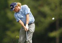 Golf.- Miguel Ángel Jiménez, sobre el Open de España: "Va a ganar el que le pegue más derecho"