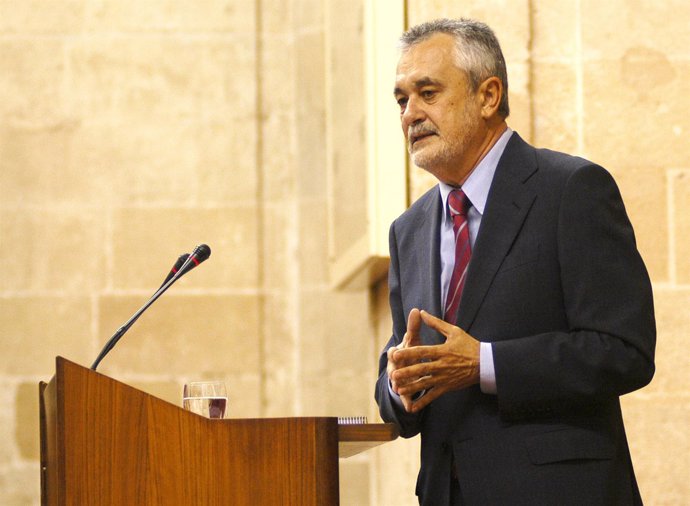 José Antonio Griñán Ante El Pleno Del Parlamento