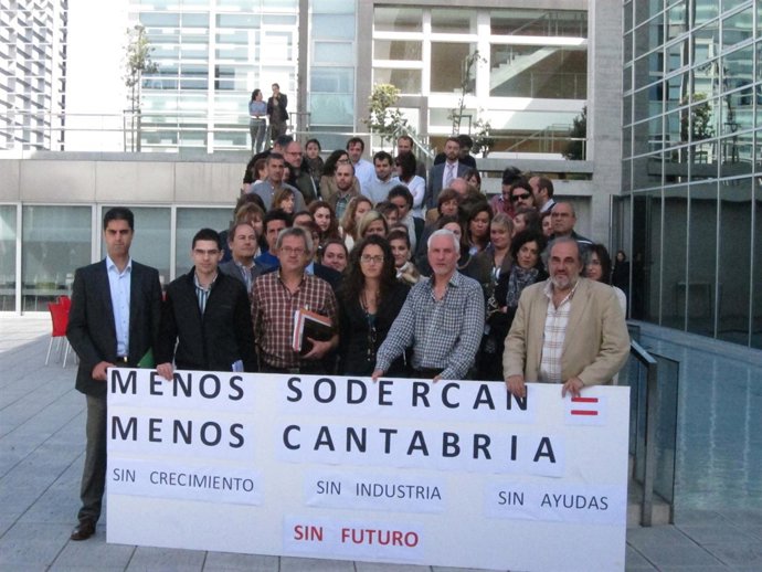Concentración De Los Trabajadores De Sodercan