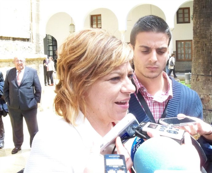 La Vicesecretaria General Del PSOE, Elena Valenciano