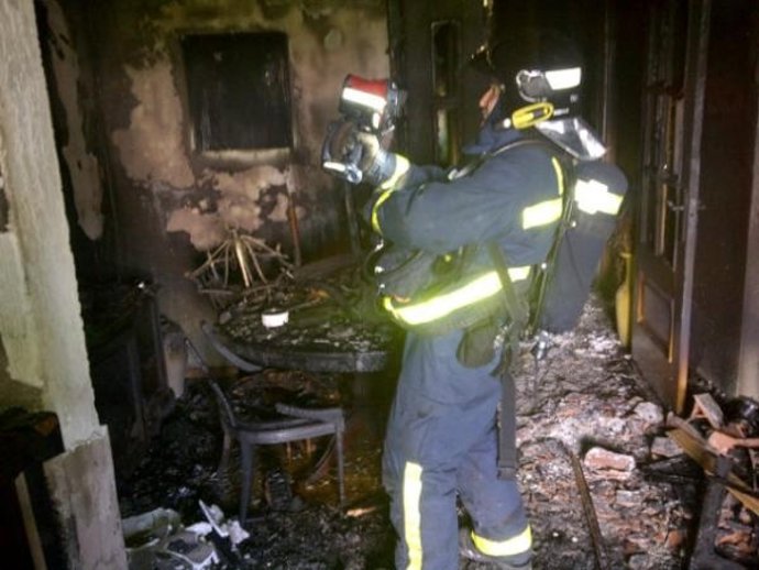 Estado En El Que Ha Quedado La Vivienda Incendiada