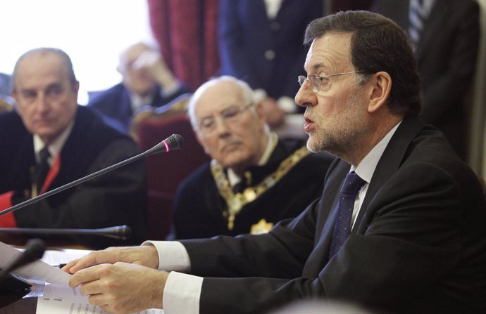 Mariano Rajoy, En La Toma De Posesión De Romay Beccaría En El Consejo De Estado