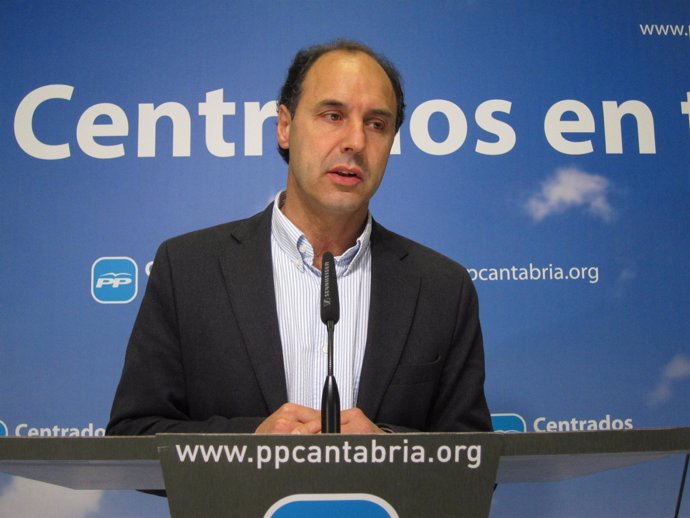 El Presidente Del PP Cántabro, Ignacio Diego