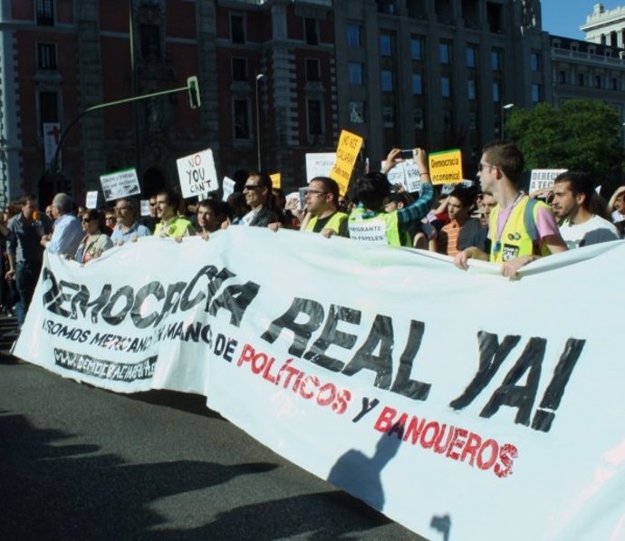 Primera Manifestación De Indignados Del 15-M