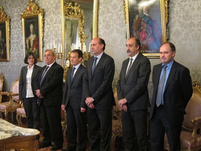 Acto De La Firma Del Protocolo De Colaboración Entre Navarra Y Adif.