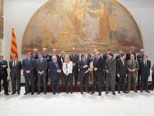 Miembros Del Carec Con El Presidente Catalán, Artur Mas