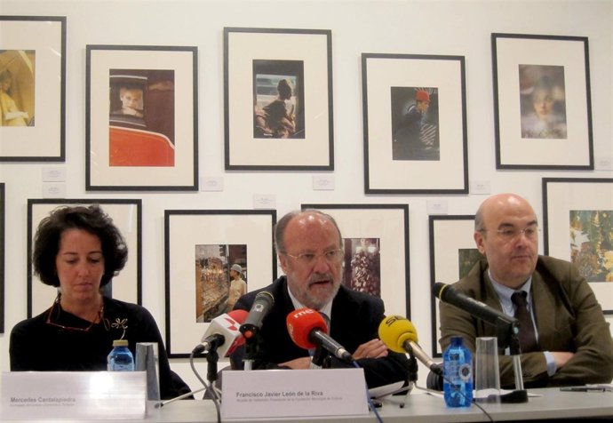 De La Riva Durante La Presentación De La Nueva Exposición De San Benito