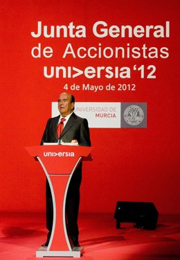 Emilio Botín En La Junta General De Accionistas De Universia