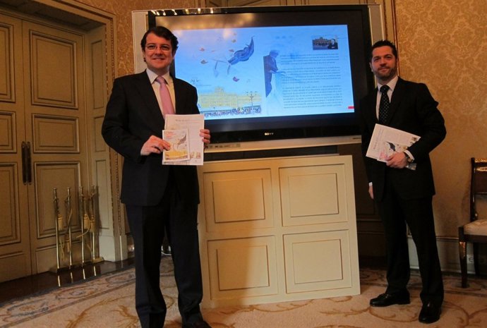 Julio López (D) Y Mañueco (I) Presentan La Feria Del Libro