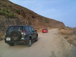 Acceso Rodado A La Cala De San Pedro, Níjar (Almería)