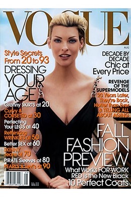 La Supermodelo Linda Evangelista En La Portada De Vogue