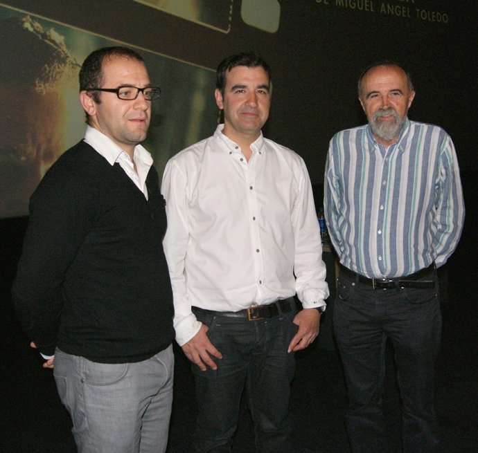 Daniel Díez (Izq.), Vicente Seva (Centro),  Y Antonio Dopazo (Dcha.)