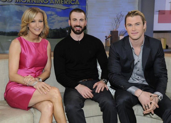 Chris Evans Y Chris Hemsworth En Good Morning America