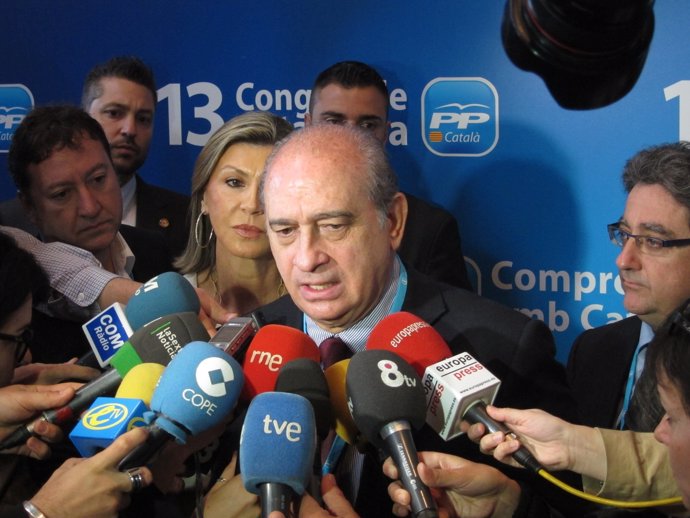 Jorge Fernández Díaz En El Congreso Del Pp Catalán