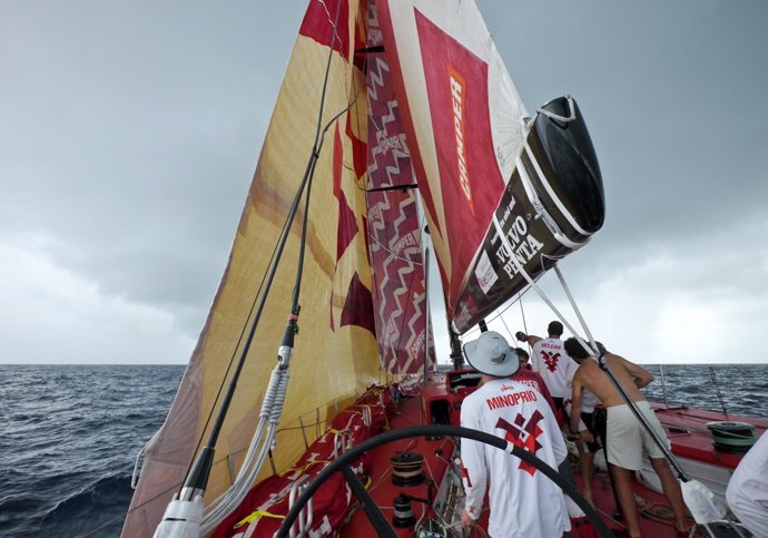 Una Severa Encalmada Ha Detenido El Avance De La Flota De La Volvo Ocean Race