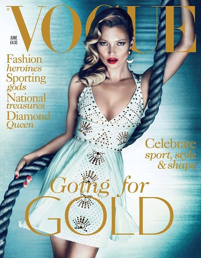 Kate Moss Portada De Vogue UK 2012