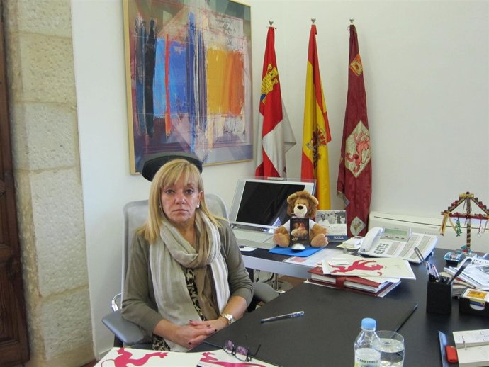 La Presidenta Del PP De León Y Presidenta De La Diputación, Isabel Carrasco
