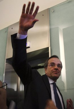 Líder Conservador Griego, Antonis Samaras