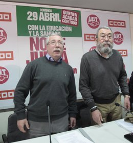 Ignacio Fernández Toxo Y Cándido Méndez,
