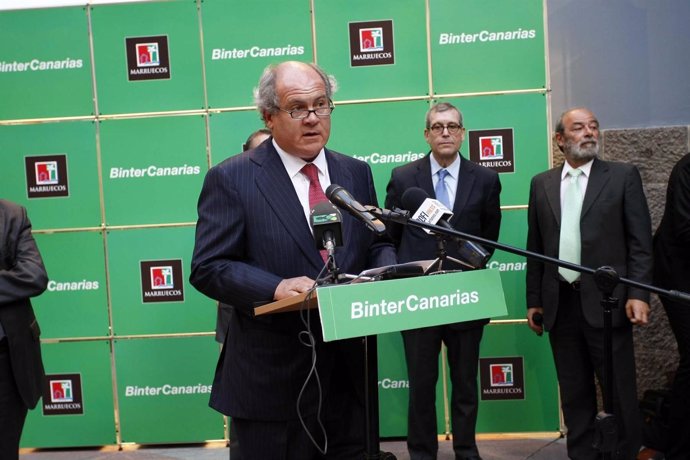 Presidente De Bintercanarias, Pedro A. Del Castillo. 