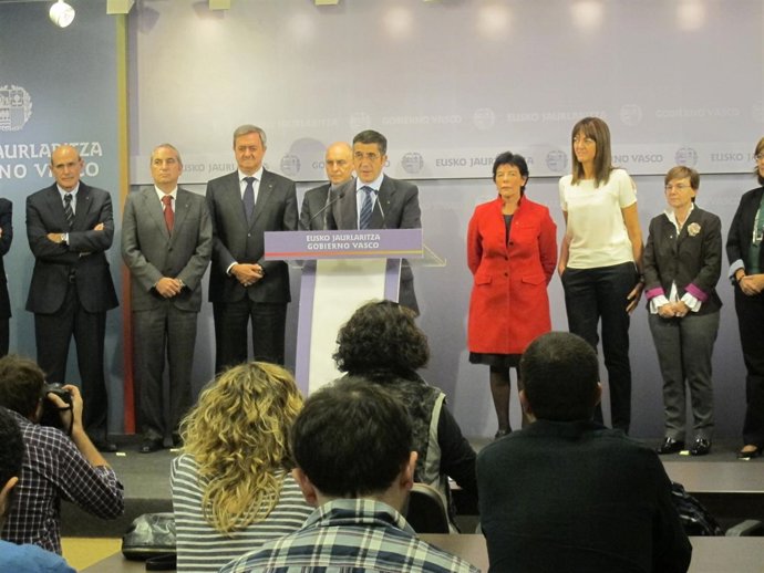Gobierno Vasco, Con Patxi López Al Frente