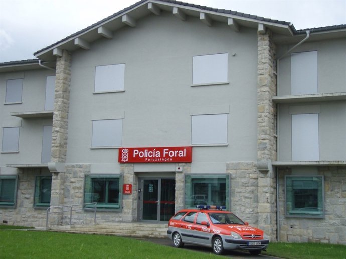 Exterior De La Comisaría De Alsasua De La Policía Foral.