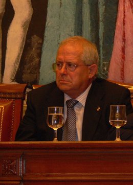 El Alcalde De Épila, Martín Llanas En Un Pleno En La DPZ