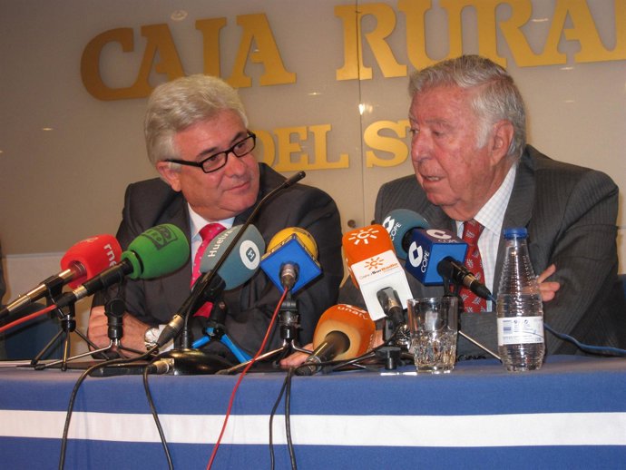El Presidente De La Caja Rural Del Sur, José Luis García Palacios.