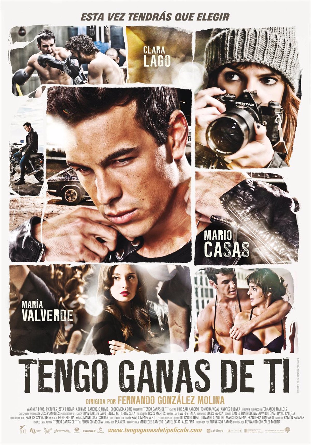 Póster final de Tengo ganas de tí: Mario Casas tendrá que elegir