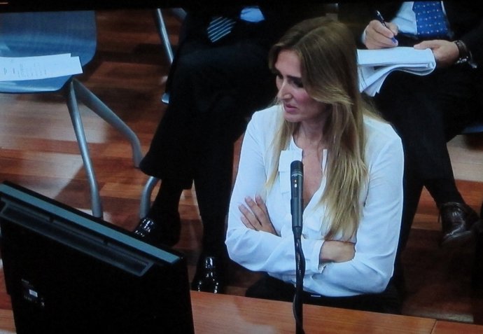 La testigo Raquel Escobar declarando en el caso 'Malaya'