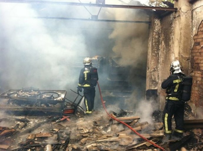 Incendio Nave En Aranjuez
