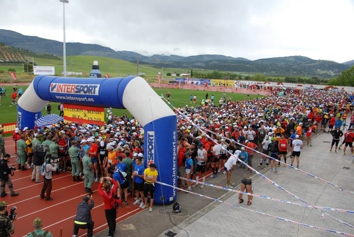 Imagen de la Marcha de los 101 kilómetros de la Legión