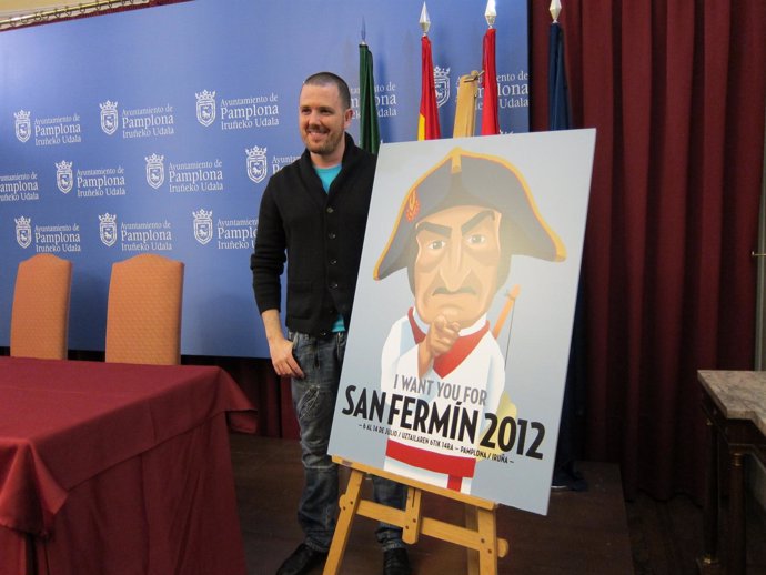 David Alegría, Ganador Del Concurso De Carteles De San Fermín 2012.