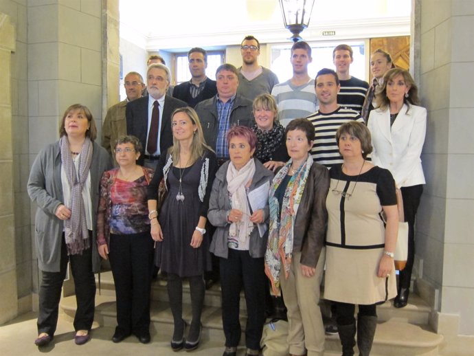 Deportistas, Profesionales Y Miembros De La Asociación Navarra De Fibromialgia