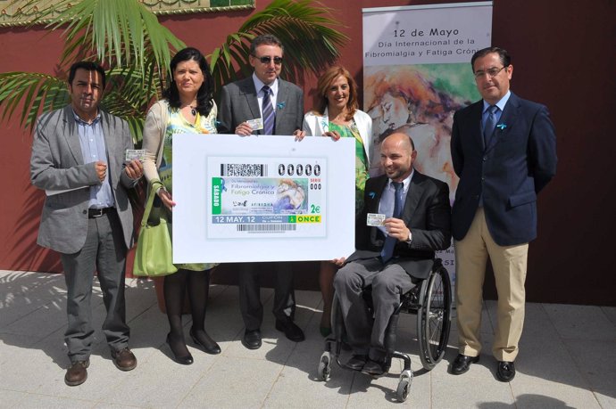 Presentación del cupón de la ONCE dedicado al Día de la Fibromialgia