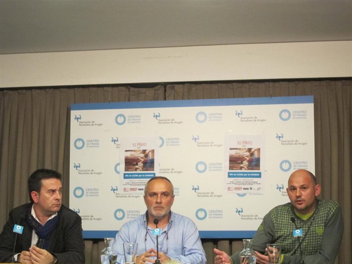 Representantes De Sindicatos De Sanidad UGT, CSI-F Y CCII Aragón