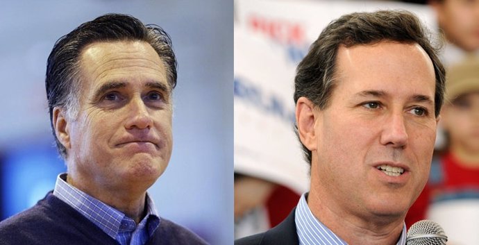 Mitt Romney Y Rick Santorum