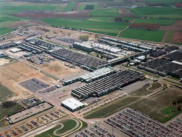 Imagen aérea de la factoría de Renault en Palencia