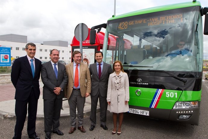 AYTO PINTO: Cavero Y Rabaneda Recorren En La Nueva Línea 428 La Distancia Entre 