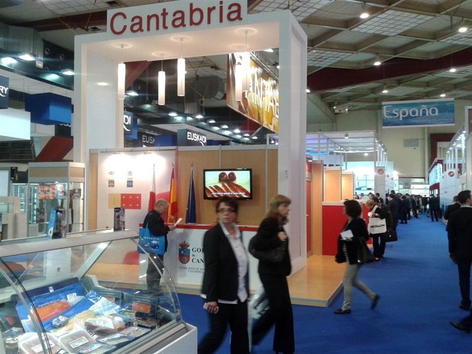Stand De Cantabria En La European Seafood Exposition