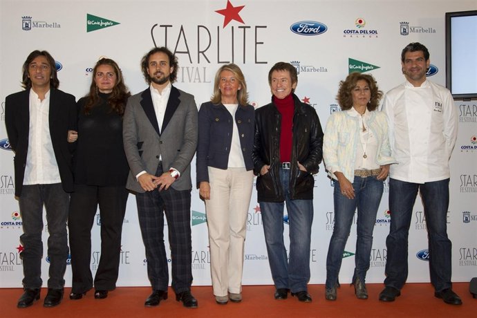 Presentación Starlite Festival Raphael Lolita alcaldesa Marbella Roncero Carmona