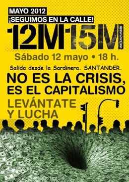 Cartel Manifestación 12M-15M