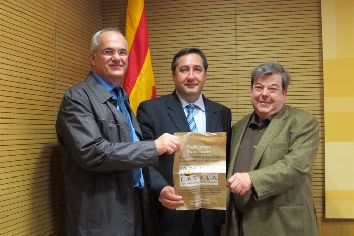 El Conseller J.M.Pelegrí En La Presentación De La IGP Pa De Pagès Català
