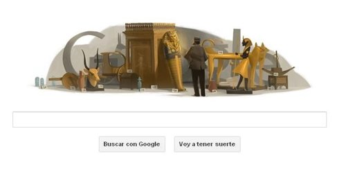 'Doodle' Homenaje A Howard Carter