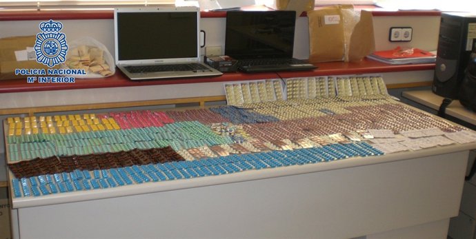 Pastillas Intervenidas Por La Policía Nacional