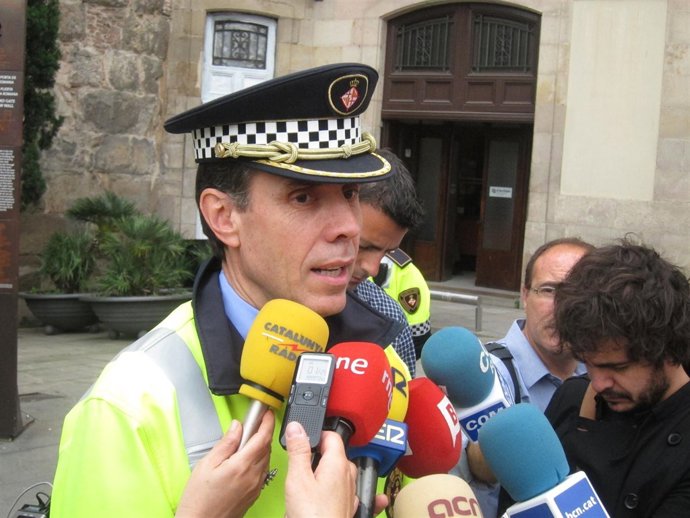 El Portavoz Intendente De La Guardia Urbana, Carles Reyner