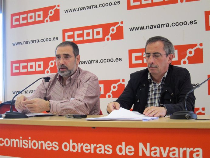 José María Molinero Y Ramón Górriz (CCOO).